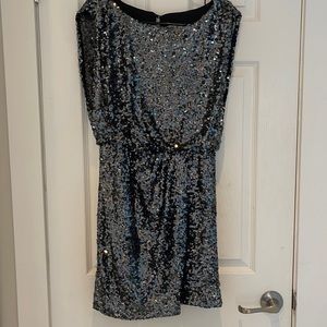 Aidan by Aidan Mattox Dresses | Silver Sequin Dress